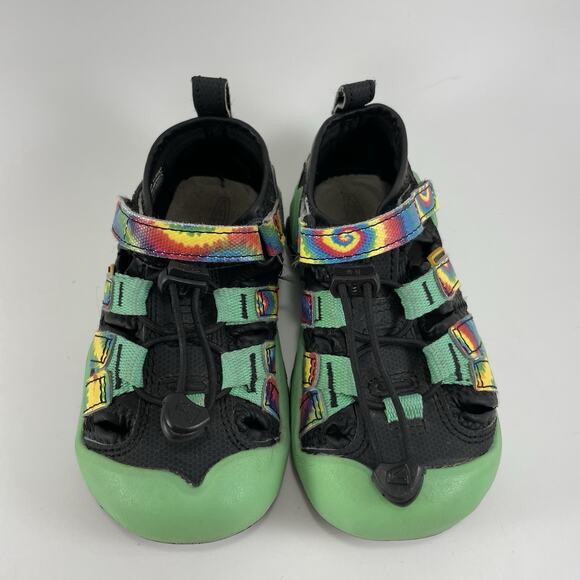 Keen Newport H2 Active Sandals Toddler Size 9 Closed Toe Fisherman Tie Dye - Picture 3 of 9